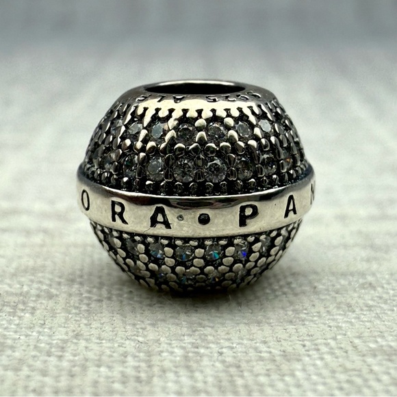 Pandora Jewelry - NWOB Pandora Sterling Silver Pavé Ball Charm